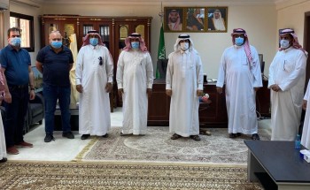 محافظ ضرية يستقبل فريق من المركز الوطني لتنمية الغطاء النباتي