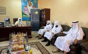 مدير عام فرع هيئة الأمر بالمعروف بالحدود الشمالية يقوم بجولة على هيئة محافظة العويقيلة ويتفقد مبنى الهيئة