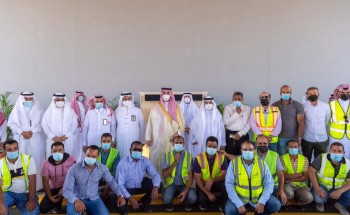 سمو أمير الجوف يفتتح جسر الملك خالد في سكاكا بتكلفة 32 مليون ريال