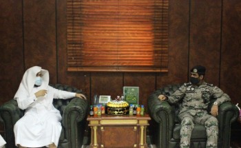 مدير عام فرع الرئاسة العامة لهيئة الأمر بالمعروف بمنطقة الحدود الشمالية يلتقي بمدير إدارة السجون بالمنطقة