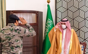 سمو أمير منطقة الجوف يستقبل مدير سجون المنطقة المعين حديثاً