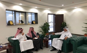 الأستاذ الأحمري يستقبل فريق وزارة الإقتصاد والتخطيط