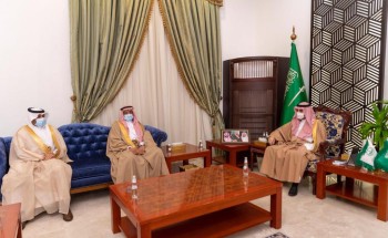 سمو الأمير فيصل بن نواف يلتقي رئيس المجلس الاستشاري الصحي بالجوف