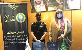 قائد الدوريات الأمنية بالخفجي يطلق فعاليات حملة “مكارم الأخلاق”