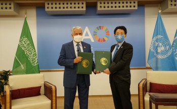 الدكتور الربيعة يوقع اتفاقيتين مشتركتين مع منظمة الأغذية والزراعة للأمم المتحدة (الفاو) في روما  