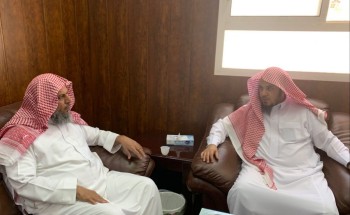 مدير عام فرع هيئة الأمر بالمعروف بمنطقة الجوف يزور مدير عام فرع الرئاسة العامة للبحوث العلمية والإفتاء بالمنطقة
