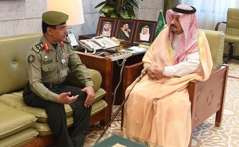 سمو أمير منطقة الرياض يستقبل مدير جوزات المنطقة