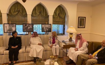 سفير خادم الحرمين يقيم مأدبة غداء على شرف معالي وزيرة الثقافة الأردنية
