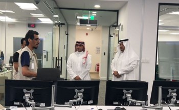 مدير عام وزارة التجارة بالرياض يزور المركز الاقليمي للقيادة والتحكم بصحة الرياض 