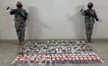 حرس الحدود يحبط تهريب أكثر من (68.7) طن من القات المخدر وأكثر من (1.5) طن من مادة الحشيش المخدر و(153,771) قرصًا خاضعًا لتنظيم التداول الطبي.