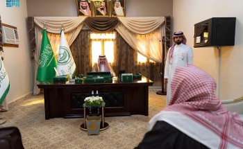 سمو أمير الجوف يتفقد مركز خوعاء ويلتقي أهالي المركز