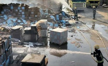 مدني الدمام يخمد حريقاً اندلع بمستودع سيراميك ولا إصابات