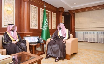 سمو نائب أمير جازان يستقبل الرئيس التنفيذي لمدينة جازان للصناعات الأساسية والتحويلية