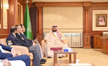 سمو نائب أمير منطقة جازان يستقبل نائب رئيس جمعية الكشافة العربية السعودية