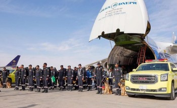 مغادرة الطائرتين الإغاثيتين الرابعة والخامسة ضمن الجسر الجوي تحملان فريق البحث والإنقاذ السعودي لمساعدة ضحايا الزلزال في سوريا وتركيا