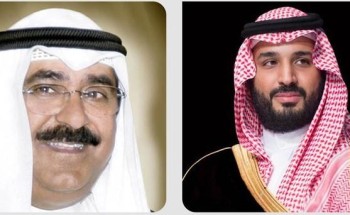 ولي العهد يجري اتصالاً هاتفياً بولي عهد الكويت