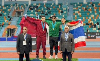 ذهبية آسيوية لأخضر القوى في بطولة الصالات بكازاخستان