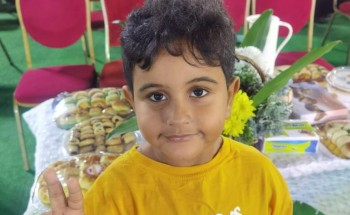 الطفل البراء خالد أحمد عقدي  اصغر متطوع في فريق نتراحم التطوعي