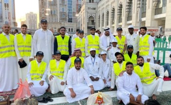 إفطار صائمين لعدد ٥٠٠٠ شخص في مبادرة تطوعية في الحرم الشريف