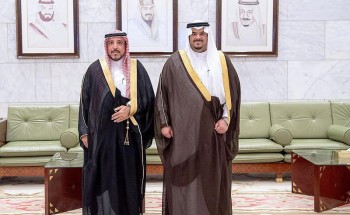 سمو الأمير محمد بن عبدالرحمن يستقبل رئيس الجمعية التعاونية للإسكان بالرياض