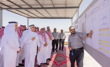 سمو محافظ الأحساء يستقبل معالي وزير النقل والخدمات اللوجستية ويتفقّد سموّه مع معاليه مشروع تحويل مسار الخط الحديدي بالمحافظة