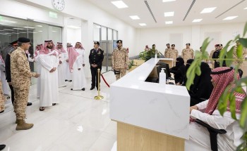 سموُّ وزيرِ الحرس الوطني يدشِّن مركزَ استقبال المراجعين بوزارة الحرس الوطني