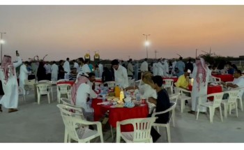 مأدبة إفطار رمضانية بأرض المهاب للخيول العربية الأصيلة