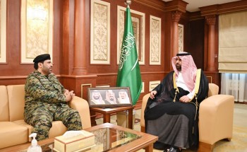 سمو نائب أمير منطقة جازان يستقبل وكيل وزارة الداخلية لشؤون الأفواج الأمنية