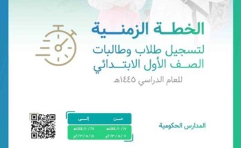 انطلاق تسجيل الطلاب المستجدين للعام الدراسي القادم 1445 هـ