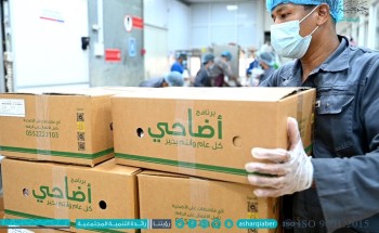 أضاحي بر الشرقية يوزع 25 طن لحوم على 2849 أسرة