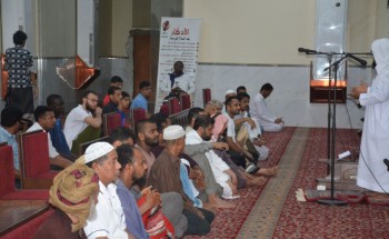 إسلامية جازان تنفذ كلمة دعوية بمركز الحميراء بالعارضة