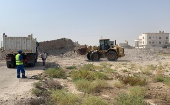 بلدية القطيف : رفع أكثر من 10 آلاف م3 أنفاض ومخلفات من 98 موقعاً بالقطيف