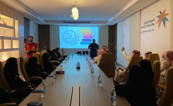 مكتب العمل بالخبر يستضيف الهلال الاحمر بالمنطقة الشرقية وتقديم محاضرة توعوية عن طرق و إرشادات الإسعافات الأولية