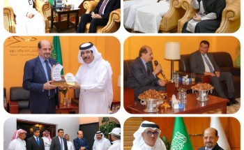 السفير اليمني يزور منطقة الحدود الشمالية ويلتقي برؤساء جمعية الثقافة والنادي الادبي وجامعة الحدود الشمالية