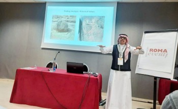 نقوش “جُبة” تُثير فضول الحضور في المؤتمر الدولي الخامس في روما