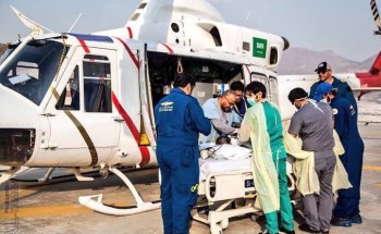 الإسعاف الجوي يواصل تنفيذ الفرضيات بمنطقة الجوف