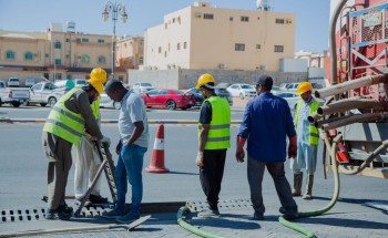 أمانة تبوك تنهي صيانة أكثر من 40 ألف متر طولي من شبكات تصريف مياه الأمطار استعداداً لموسم هطول الأمطار