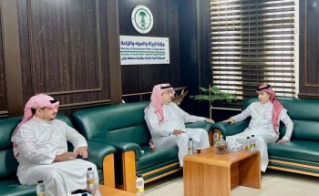 مدير عام فرع وزارة البيئة والزراعة يلتقي بمدير خدمات المياه بجازان ..