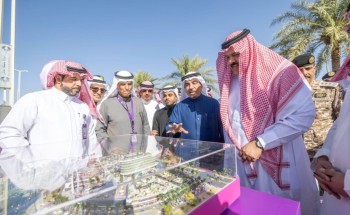 الأمير عبدالعزيز بن سعد يضع حجر الأساس لمشروع مركز أجا الدولي للمعارض والمؤتمرات ومشروع العثيم سيتي سنتر .