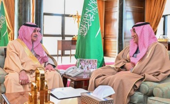 أمير منطقة تبوك يستقبل مدير فرع الديوان العام للمحاسبة بالمنطقة