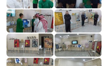 معرض فني تشكيلي لأحداث ملاحظة الدمام