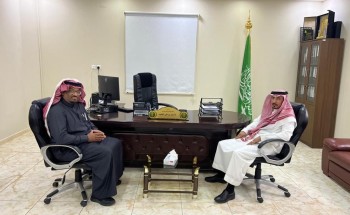 مدير مكتب فرع البيئة بطريف يستقبل مدير إدارة الأراضي والمساحة بالمنطفة