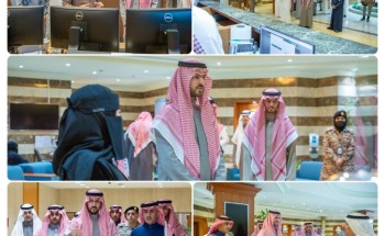 نائب أمير الشرقية يتجول في أقسام وإدارات الإمارة