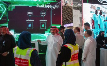 الدفاع المدني يستعرض منجزاته في مجال العمل التطوعي خلال 2023 م ضمن جناح وزارة الداخلية في مؤتمر ومعرض خدمات الحج والعمرة