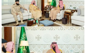 نائب أمير الشرقية يستقبل رئيس جهاز الارشاد والتوجيه بوزارة الحرس الوطني