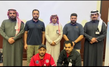 فرع الهلال الأحمر بالحدود الشمالية ينظم دورة تدريبية بعنوان “الآمن مع الطائرات العمودية”