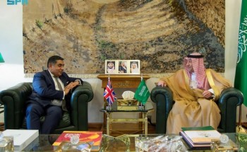 نائب وزير الخارجية يستقبل وزير الدولة البريطاني ويعلنان عن الإجراءات الجديدة لنظام التأشيرة البريطانية للمواطنين السعوديين “تأشيرة ETA”