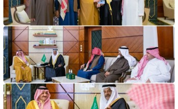 أمير الشرقية يستقبل عدد من حكام كرة القدم القدامى