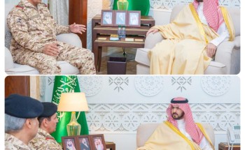 نائب أمير الشرقية يستقبل مساعد وكيل الحرس الوطني للجهاز العسكري بالقطاع الشرقي
