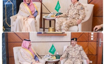 أمير الشرقية يلتقي مساعد وكيل الحرس الوطني للجهاز العسكري بالقطاع الشرقي